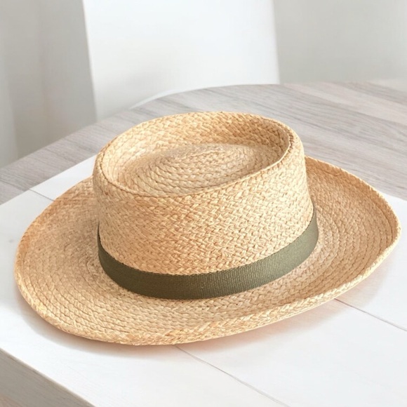 SCALA Straw Raffia Gamblers Hat 100%  Neutral Color Size L/XL NEW Golf Casual - Picture 6 of 10